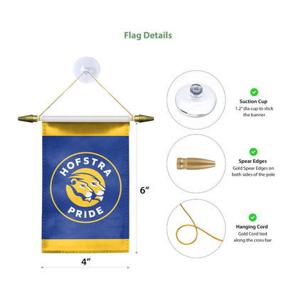 Hofstra University Mini Banner 4 x 6 inch