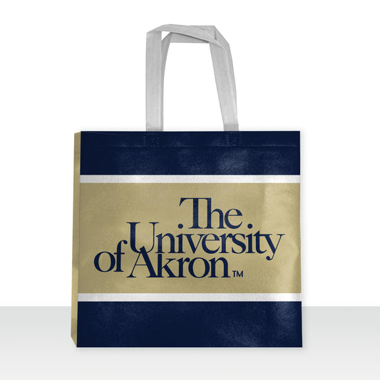 University of Akron Tote Bag 14 x 14 x 8 inch