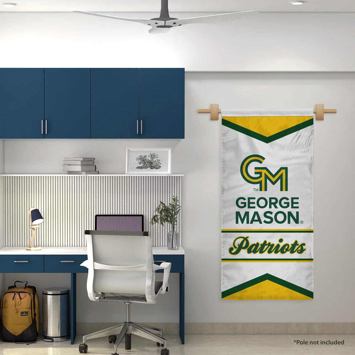 AGAS George Mason GMU University House Flag Patriots Banner 2' x 4'
