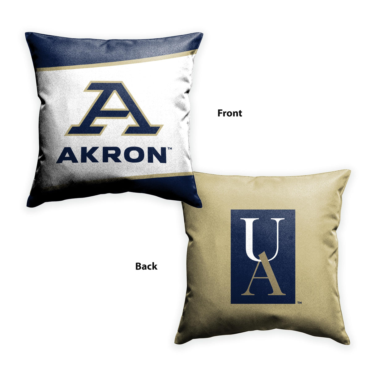 University of Akron Cushion Cover 18 x 18 inch