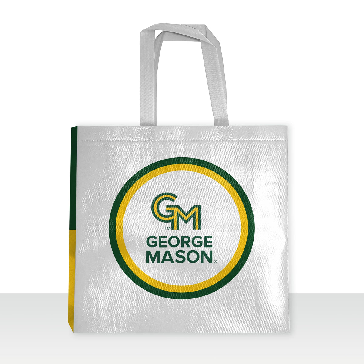 AGAS George Mason GMU University Tote Bag, Non Woven Fabric, 14"x14"