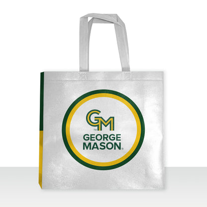 AGAS George Mason GMU University Tote Bag, Non Woven Fabric, 14"x14"