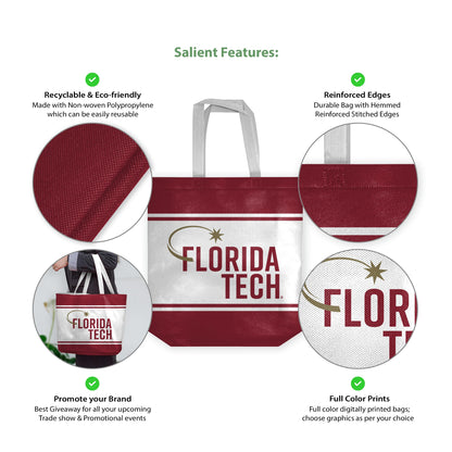 Florida Institute of Technology Tote Bag 14 x 14 x 8 inch