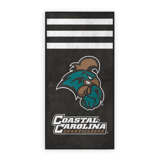 AGAS Coastal Carolina CCU University Large Beach Towel, 30" x 60" - Coastal Carolina Merch- Unisex- Microfiber Beach Poll Lounging Towel