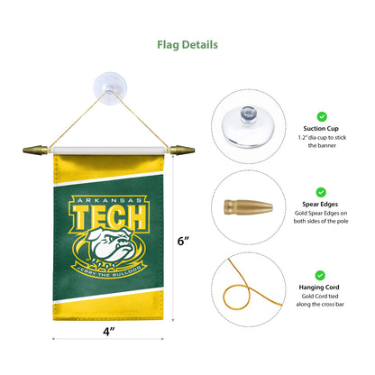 Arkansas Tech University Mini Banner 4 x 6 inch