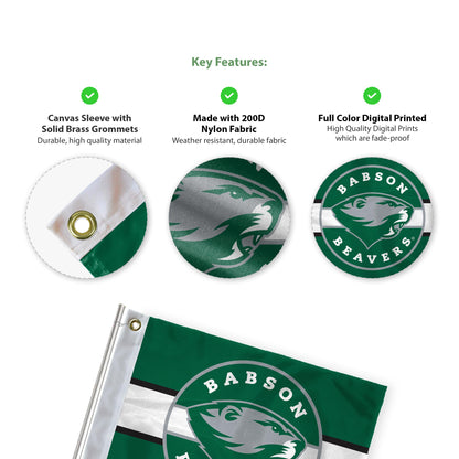 Babson College Golf Flag 6 x 8 inch