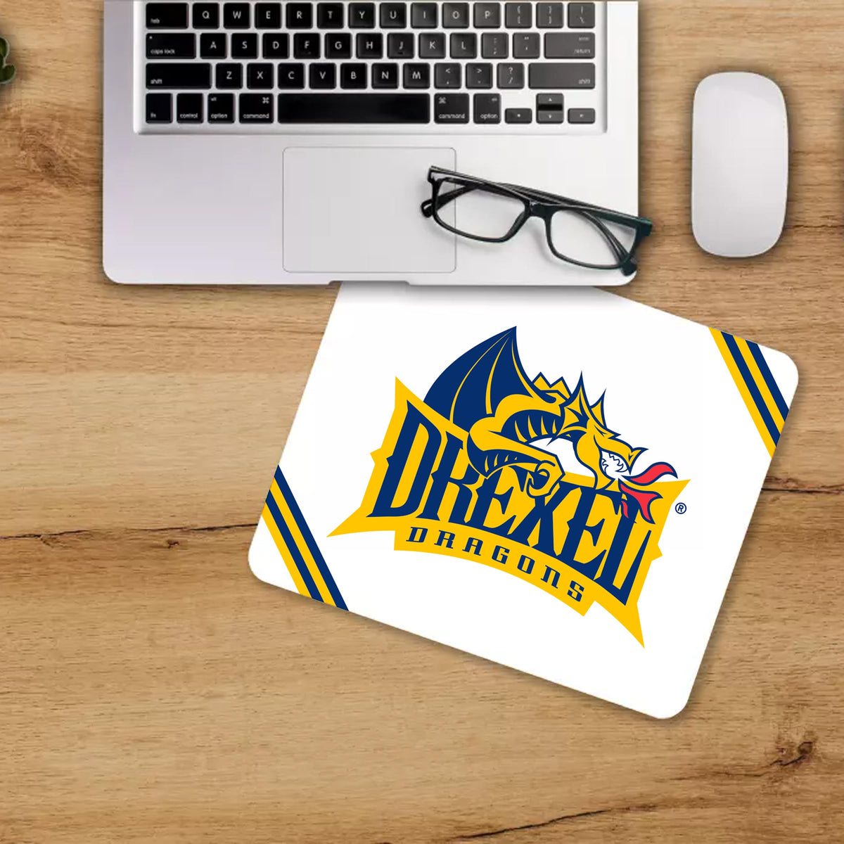 Drexel DU University Mouse Pad - Dragons College Gear, Gaming Accessories, Office Decor, Gift for Fans, Sports Merchandise Unisex, Soft Fabric Smooth Mousepad
