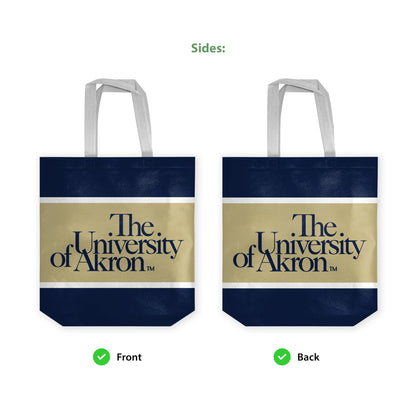 University of Akron Tote Bag 14 x 14 x 8 inch