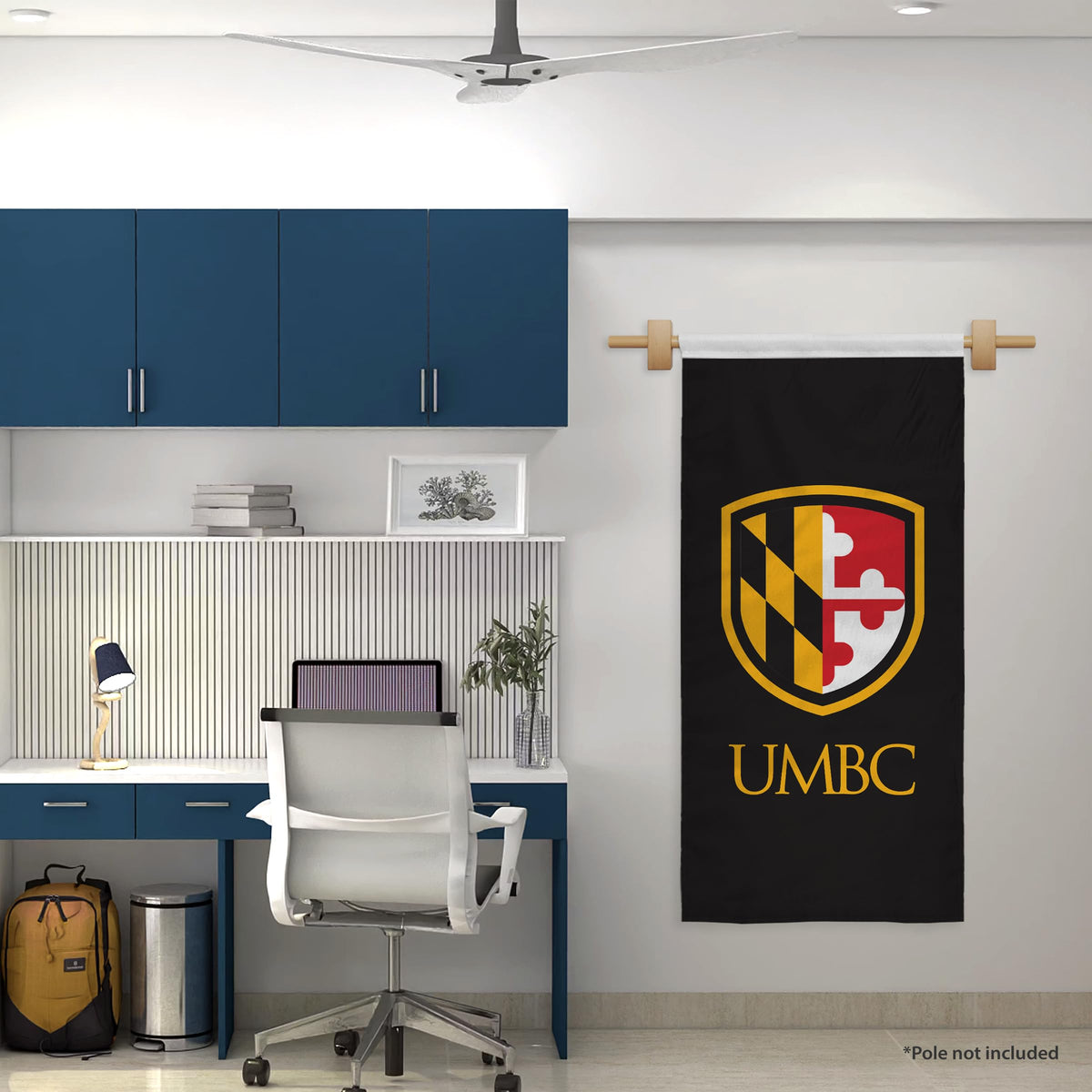 University of Maryland Baltimore County Vertical Banner 2 x 4 ft