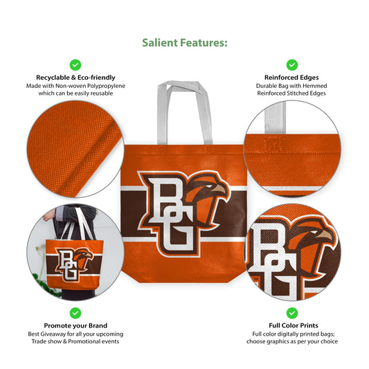 Bowling Green State University Tote Bag 14 x 14 x 8 inch