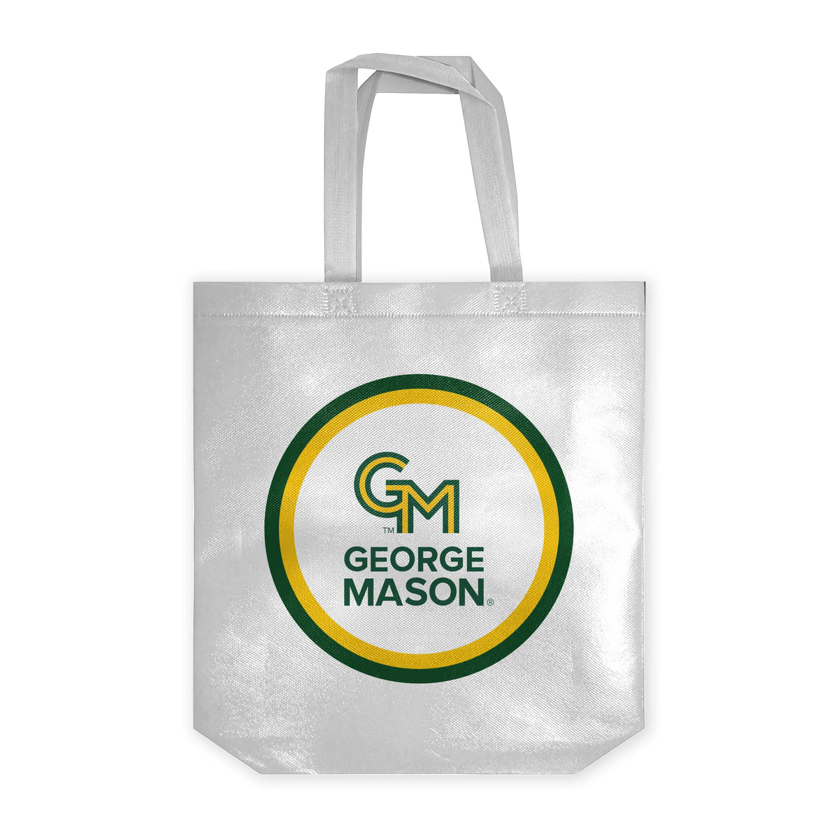 AGAS George Mason GMU University Tote Bag, Non Woven Fabric, 14"x14"