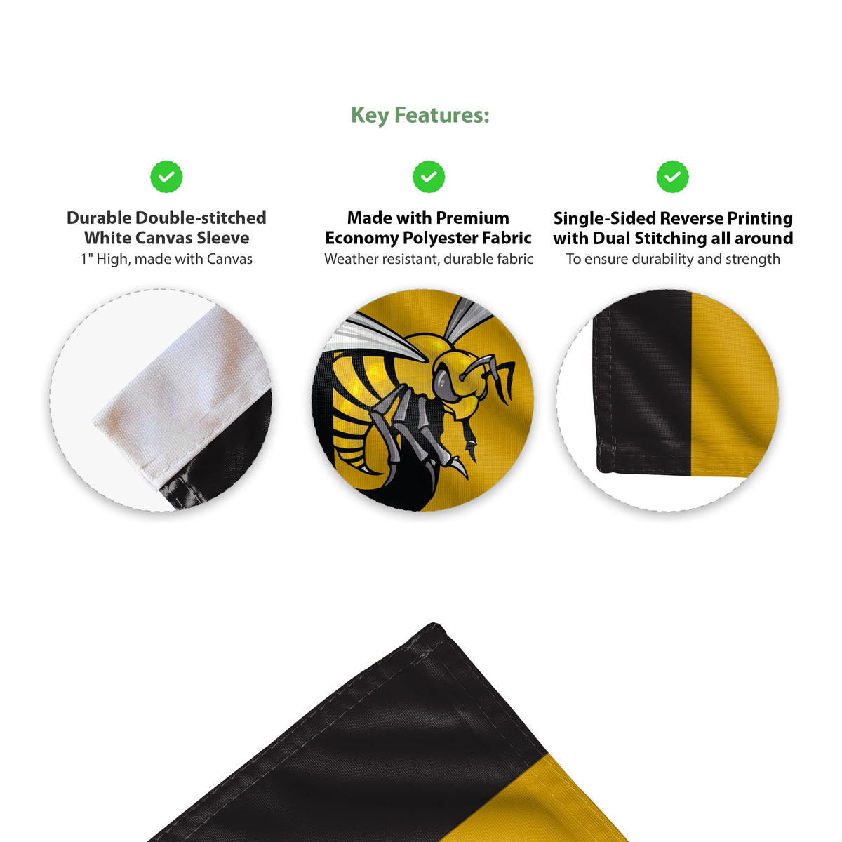 Alabama State University Garden Flag 12 x 18 inch