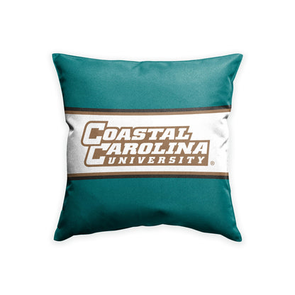 AGAS Coastal Carolina CCU University Sports Fan Cushion Cover 18 x 18 - Decorative Throw Pillow Case Cushion Cover (NOT Included Insert, Filler)