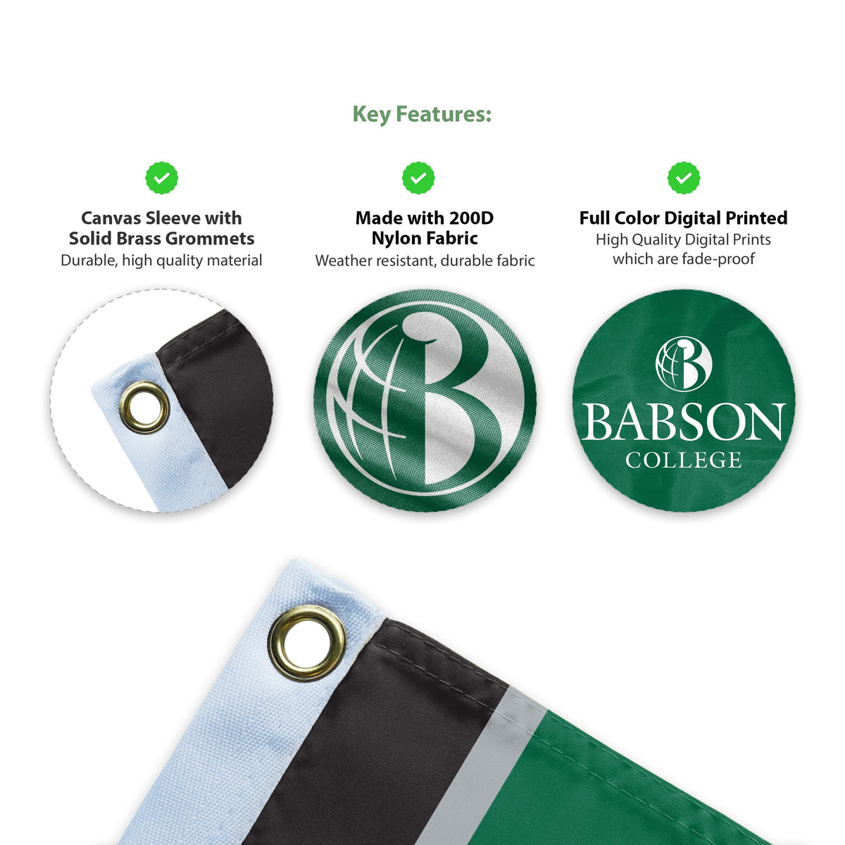 Babson College Flag 3 ft x 5 ft