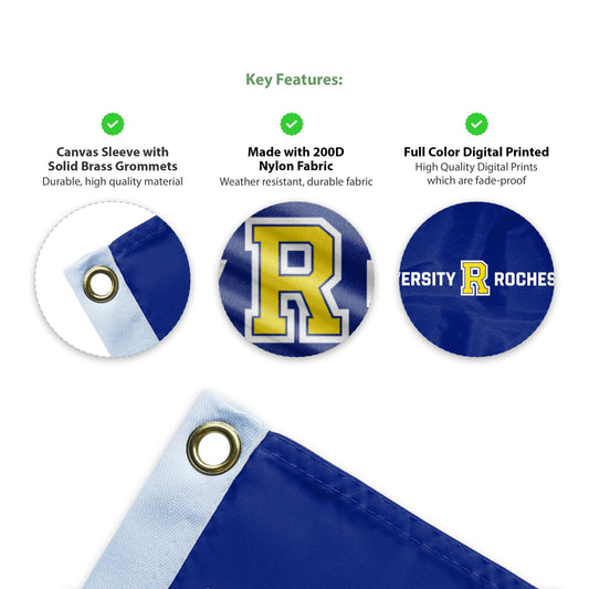 University of Rochester Flag 3 x 5 ft