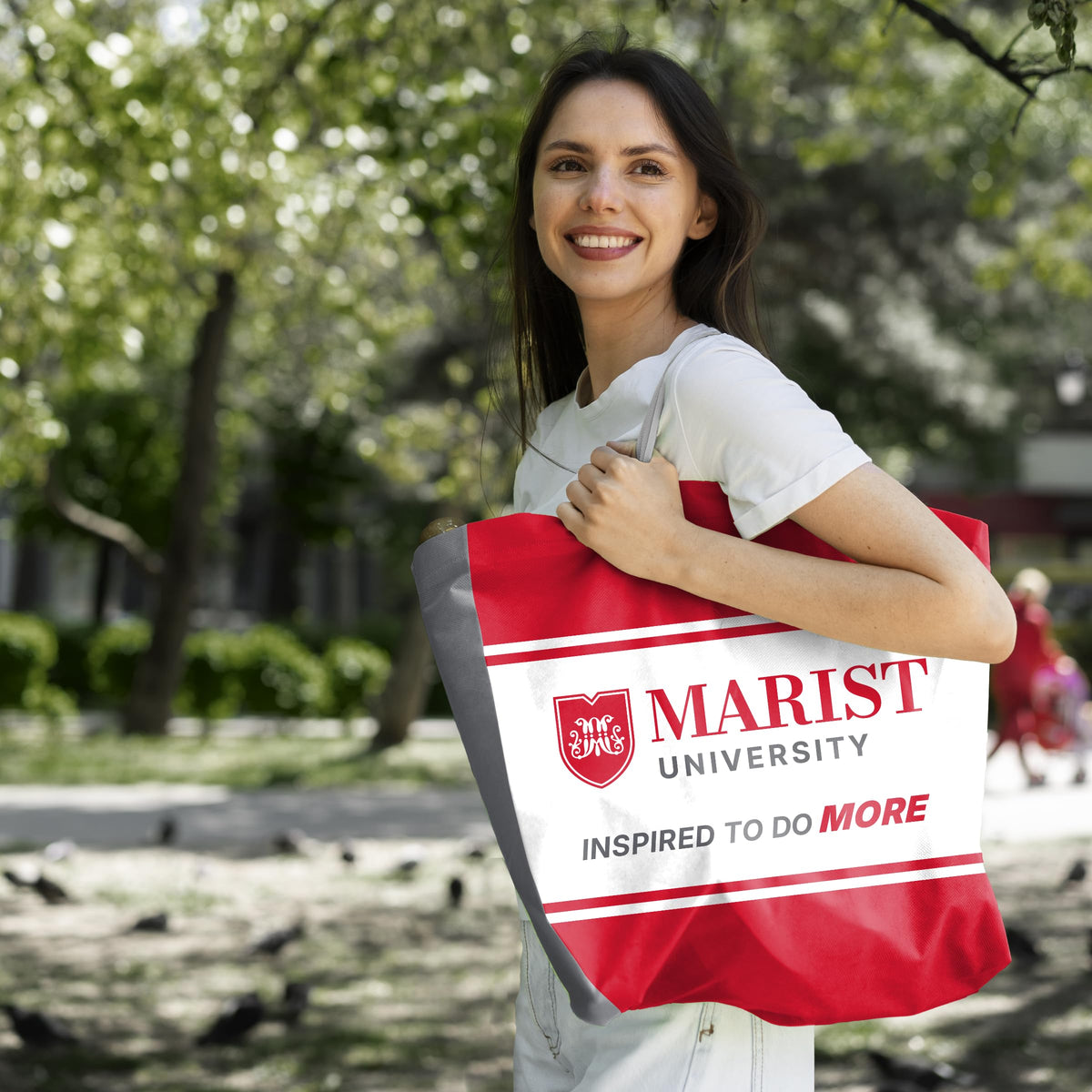 Marist University Tote Bag 14 x 14 x 8 inch