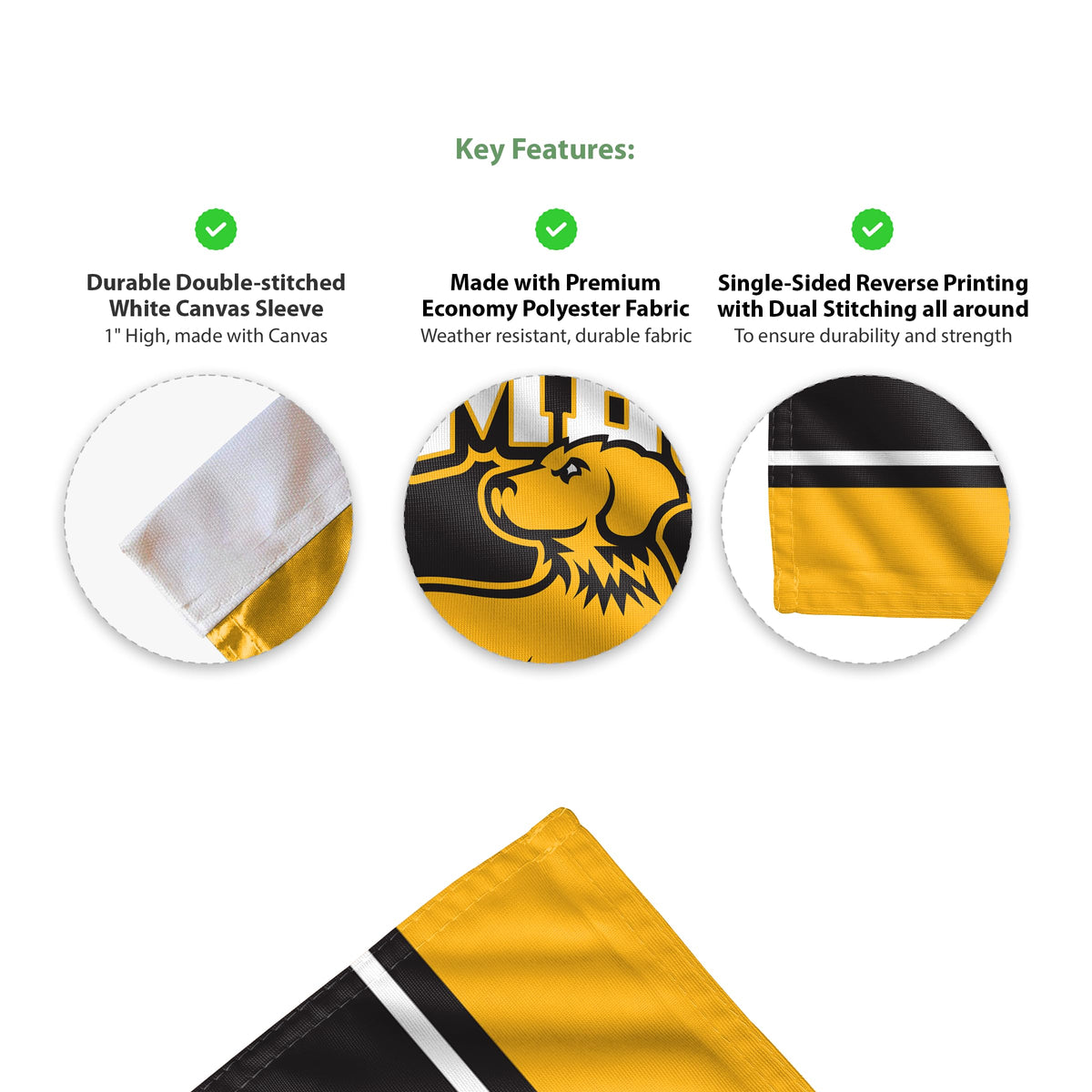 University of Maryland Baltimore County Garden Flag 12 x 18 inch