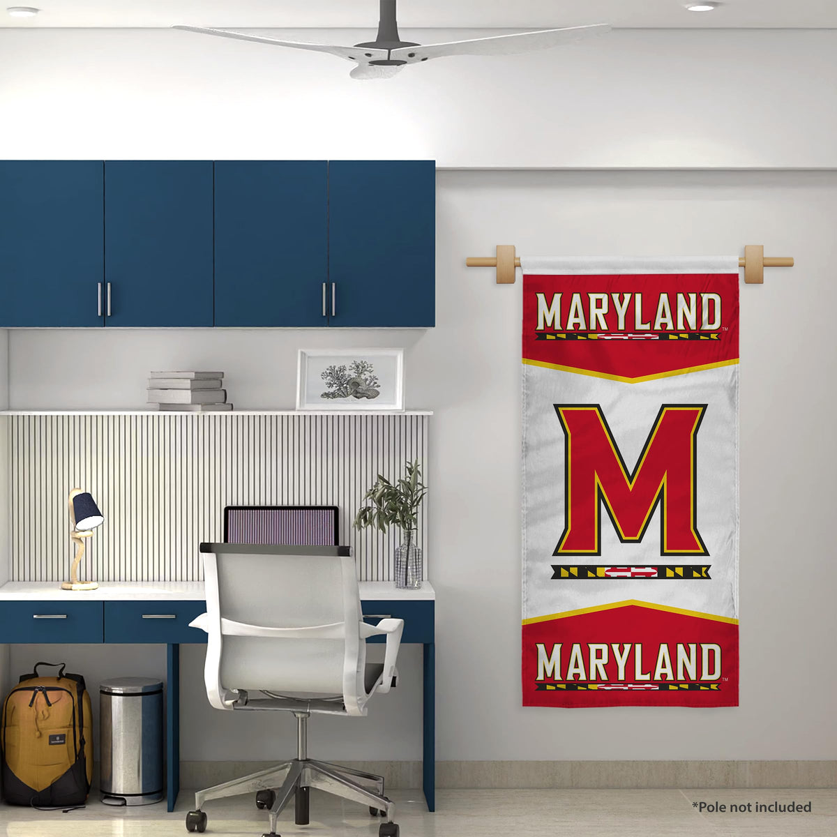 AGAS Maryland UMD University House Flag Terps Banner 2' x 4'