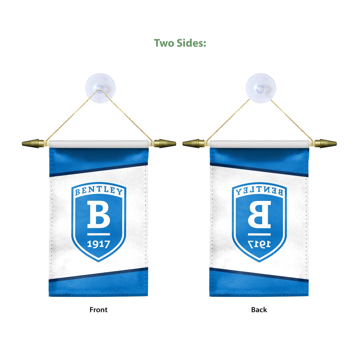 Bentley University Mini Banner 4 x 6 inch