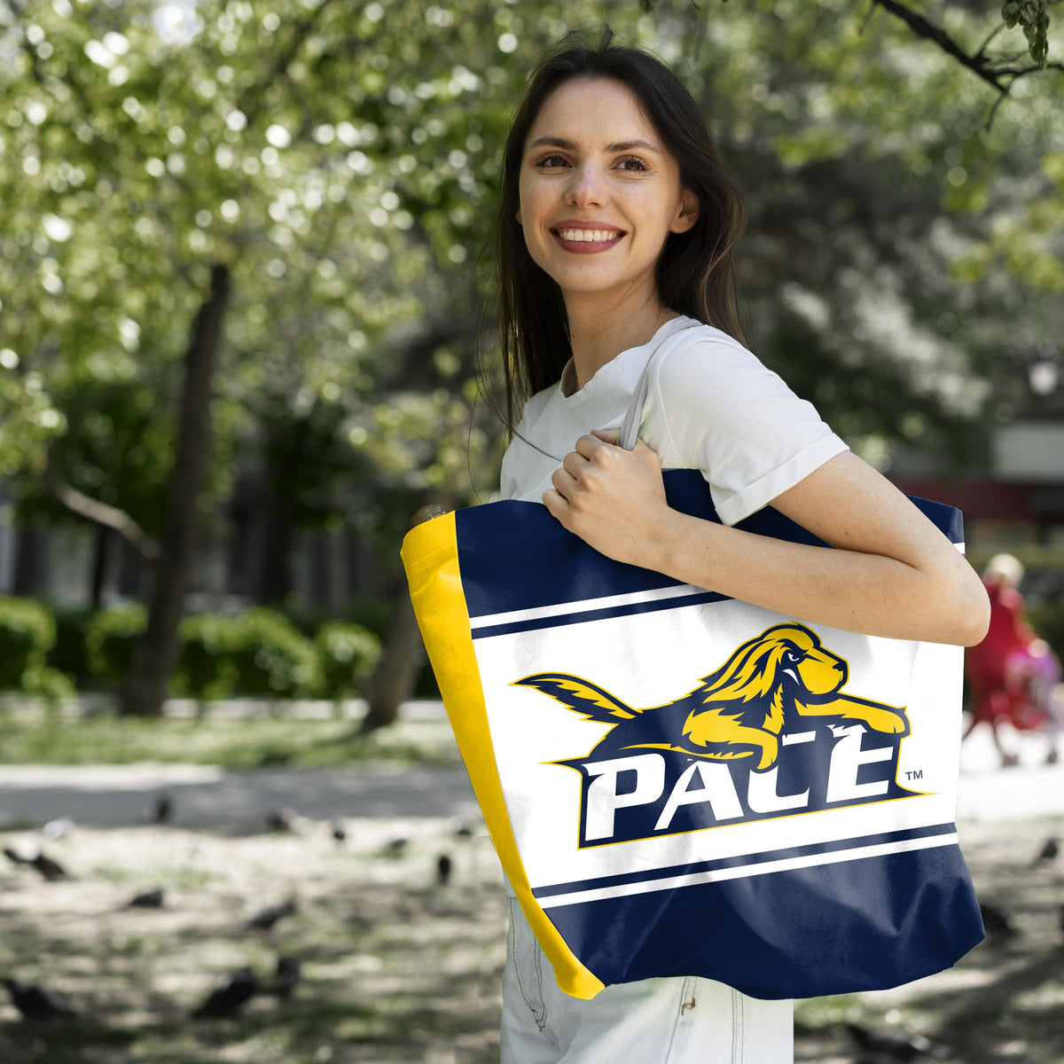 Pace University Tote Bag 14 x 14 x 8 inch