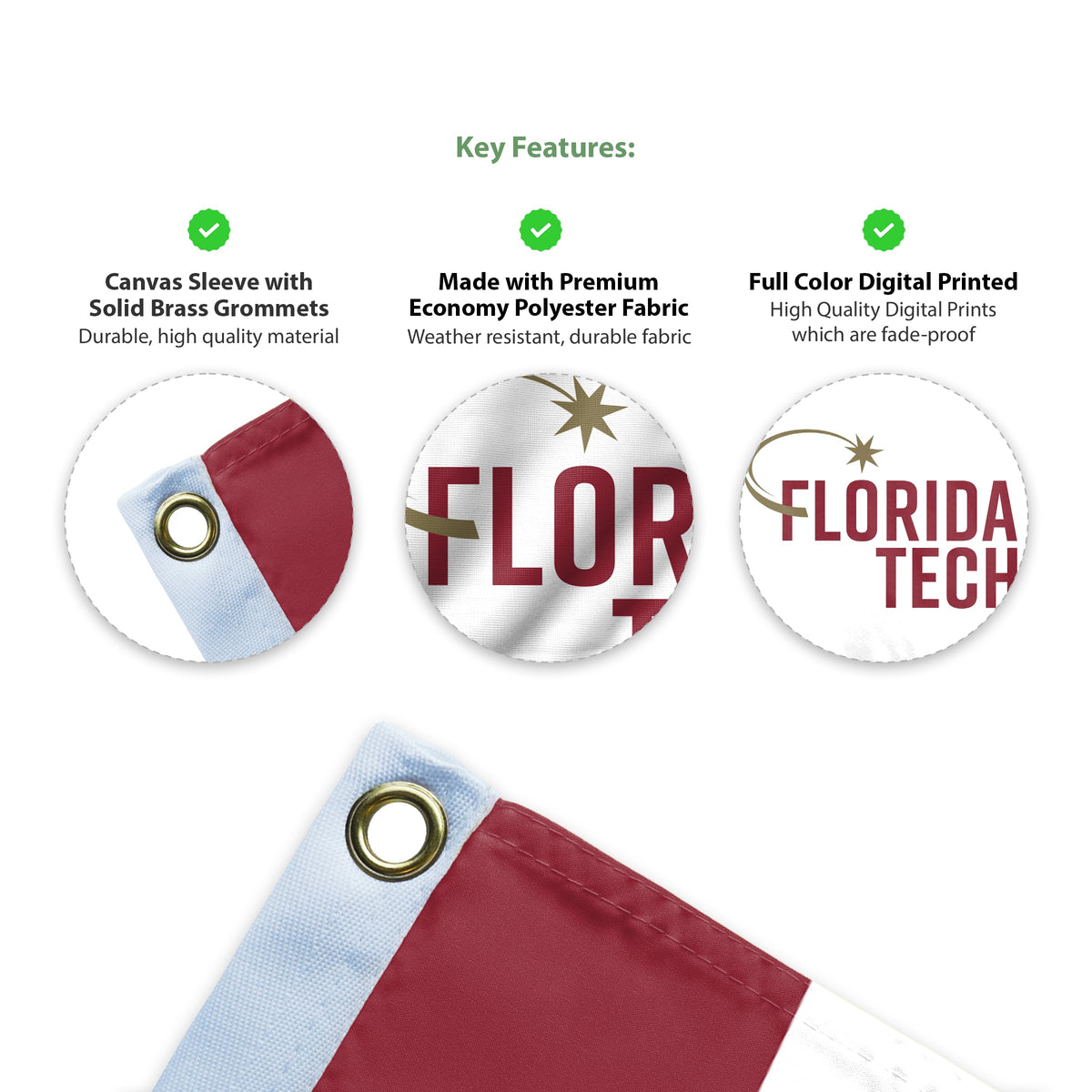Florida Institute of Technology Flag 3 ft x 5 ft