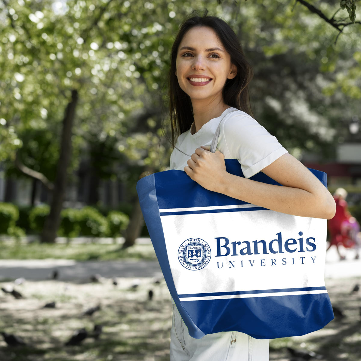 Brandeis University Tote Bag 14 x 14 x 8 inch