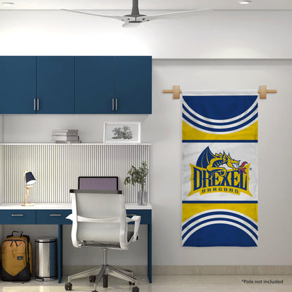 AGAS 2'x4' Drexel DU University Vertical Flag House Banner with Pole Sleeve - Dragons Banner