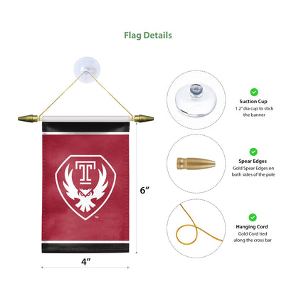 AGAS Temple University - Mini Banners 4 x 6 inches