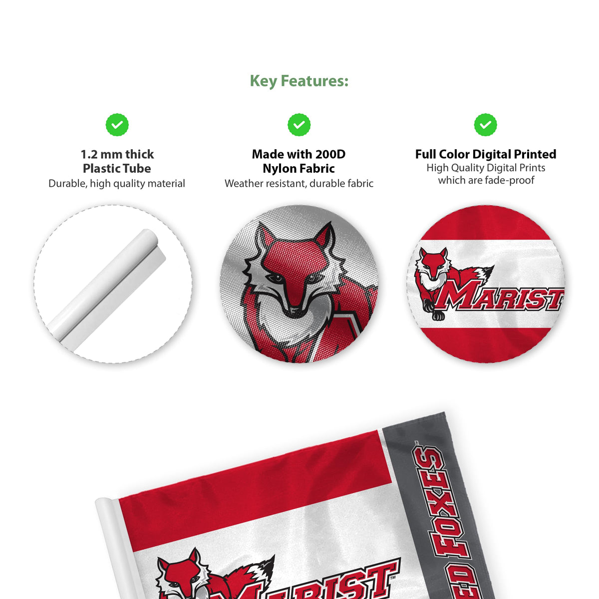 Marist University Golf Flag 14 x 20 inch