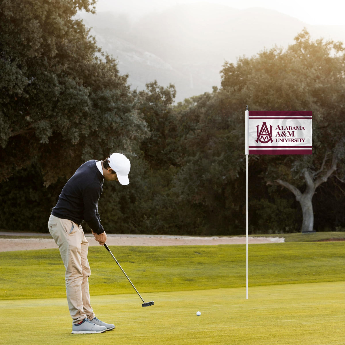 Alabama A&M University Golf Flag 6 x 8 inch