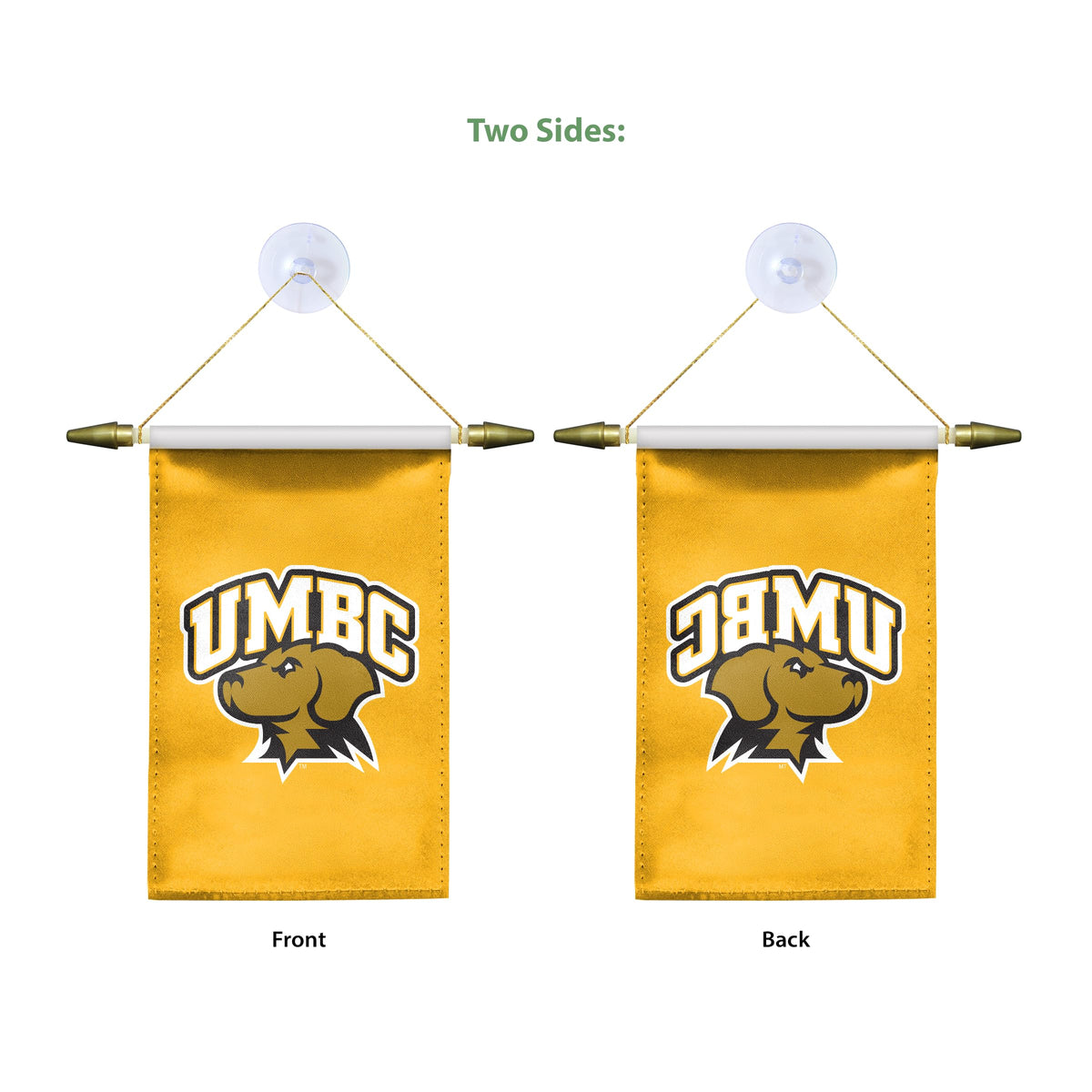 University of Maryland Baltimore County Mini Banner 4 x 6 inch