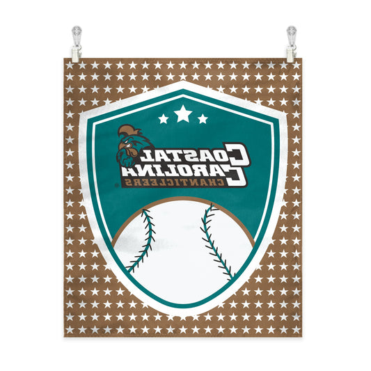 AGAS Coastal Carolina CCU University House Wall Tapestry, Chanticleers Wall Art, College Poster, Patriot Wall Hanging Art, Dorm Poster - 60"x51" - Vertical Banner with Complete Hanging Kit