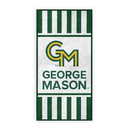 AGAS George Mason GMU University Large Beach Towel, 30" x 60" - George Mason Merch- Unisex- Microfiber Beach Poll Lounging Towel
