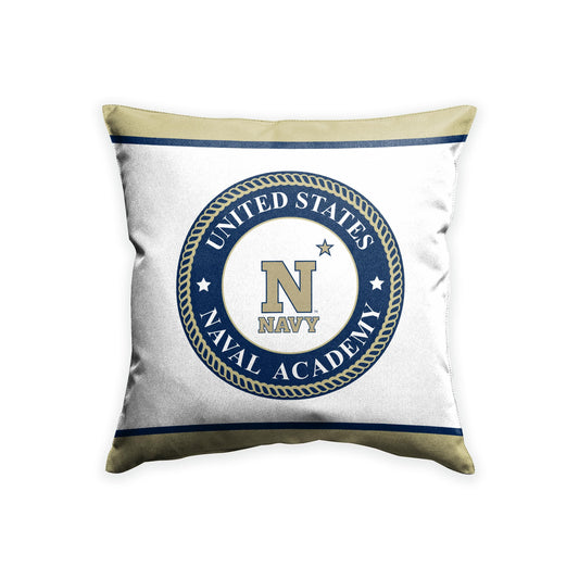 U.S Naval Academy Sports Fan Cushion Cover 18 x 18 - Decorative Throw Pillow Case Cushion Cover (NOT Included Insert, Filler)