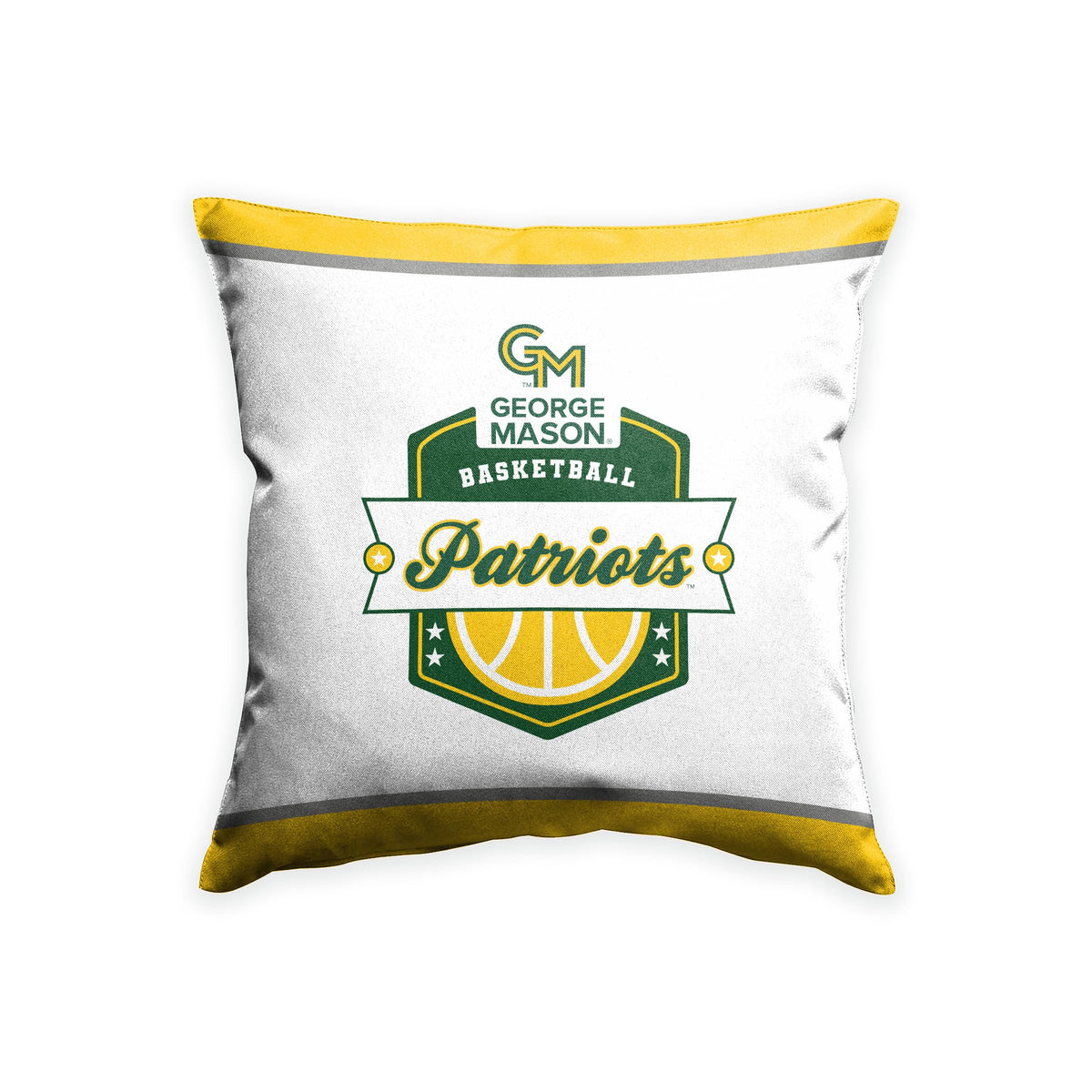 A.G.A.S Manufacturing Group AGAS George Mason GMU University Patriots Sports Fan Cushion Cover 18 x 18 - Decorative Throw Pillow Case Cushion Cover (Not Included Insert, Filler)