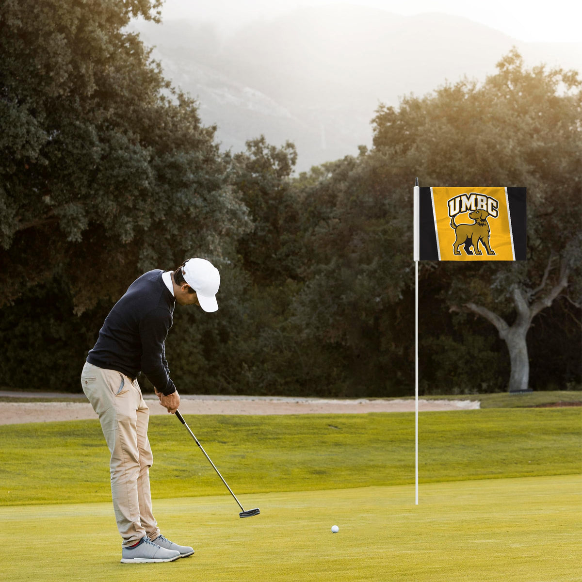 University of Maryland Baltimore County Golf Flag 14 x 20 inch