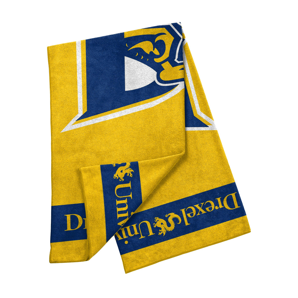 A.G.A.S Manufacturing Group Drexel DU University Large Beach Towel – 30" x 60" - Drexel Merch- Unisex-Adult Microfiber Beach Poll Lounging Towel