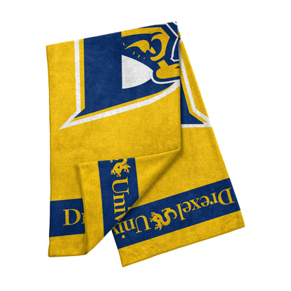 A.G.A.S Manufacturing Group Drexel DU University Large Beach Towel – 30" x 60" - Drexel Merch- Unisex-Adult Microfiber Beach Poll Lounging Towel