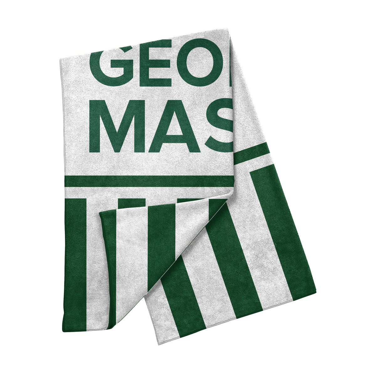 A.G.A.S Manufacturing Group AGAS George Mason GMU University Large Beach Towel, 30" x 60" - George Mason Merch- Unisex- Microfiber Beach Poll Lounging Towel