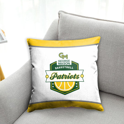 A.G.A.S Manufacturing Group AGAS George Mason GMU University Patriots Sports Fan Cushion Cover 18 x 18 - Decorative Throw Pillow Case Cushion Cover (Not Included Insert, Filler)