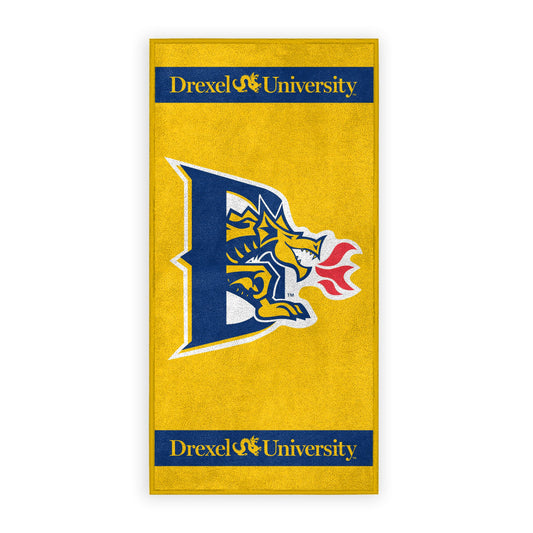 Drexel DU University Large Beach Towel – 30" x 60" - Drexel Merch- Unisex-Adult Microfiber Beach Poll Lounging Towel