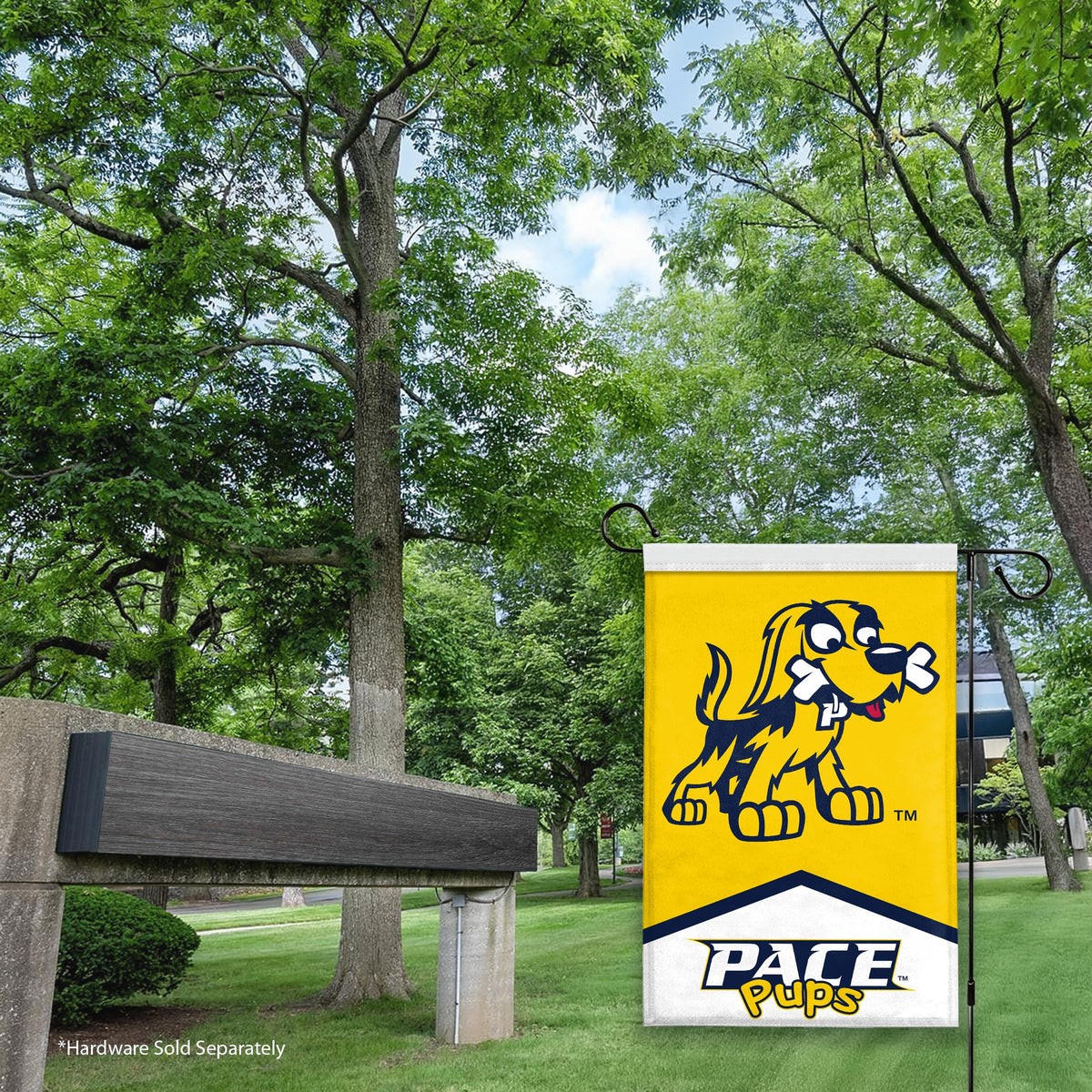 Pace University Garden Flag 12 x 18 inch