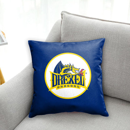 A.G.A.S Manufacturing Group Drexel DU University Sports Fan Cushion Cover 18 x 18 - Decorative Throw Pillow Case Cushion Cover (NOT Included Insert, Filler)