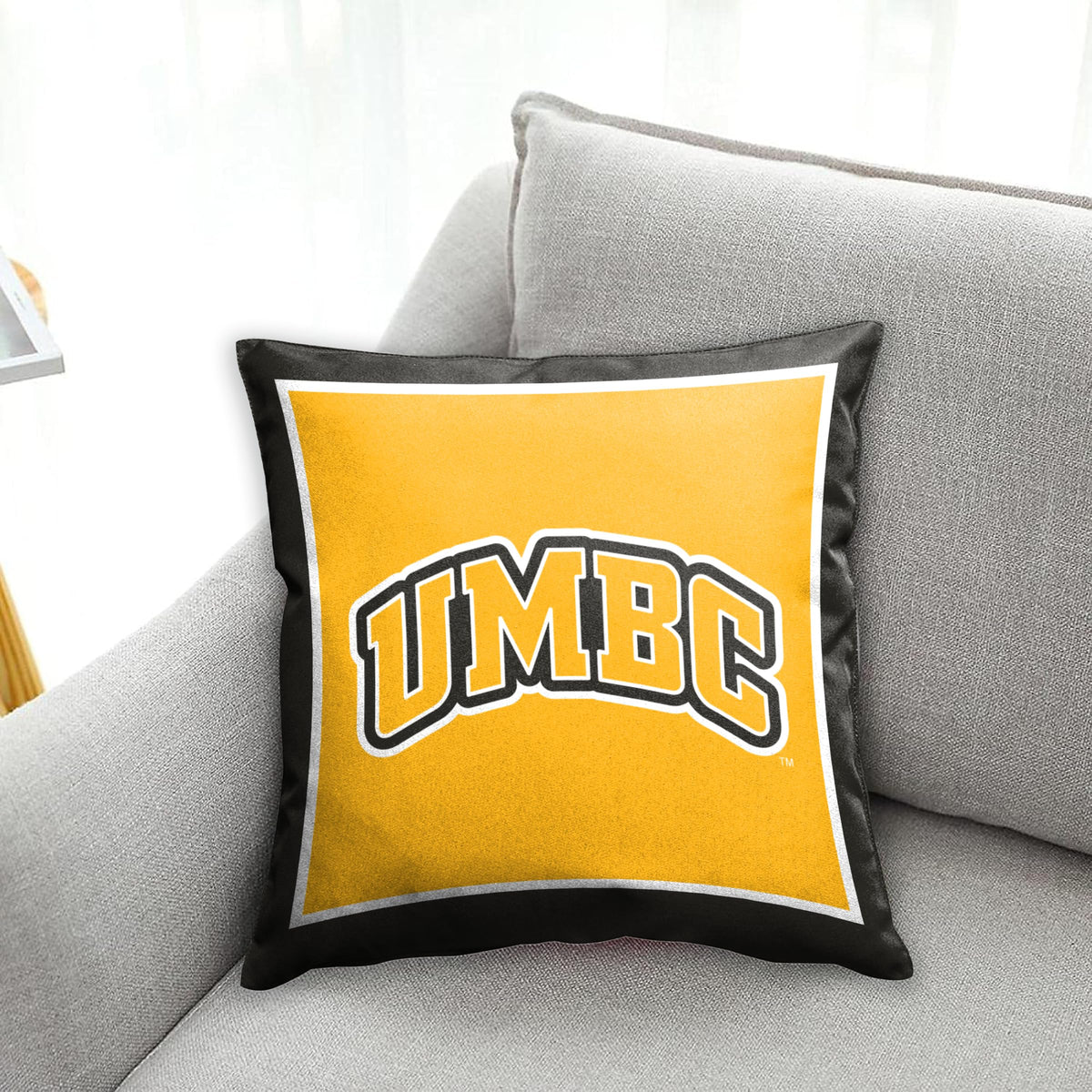 University of Maryland Baltimore County Cushion Cover 18 x 18 inch