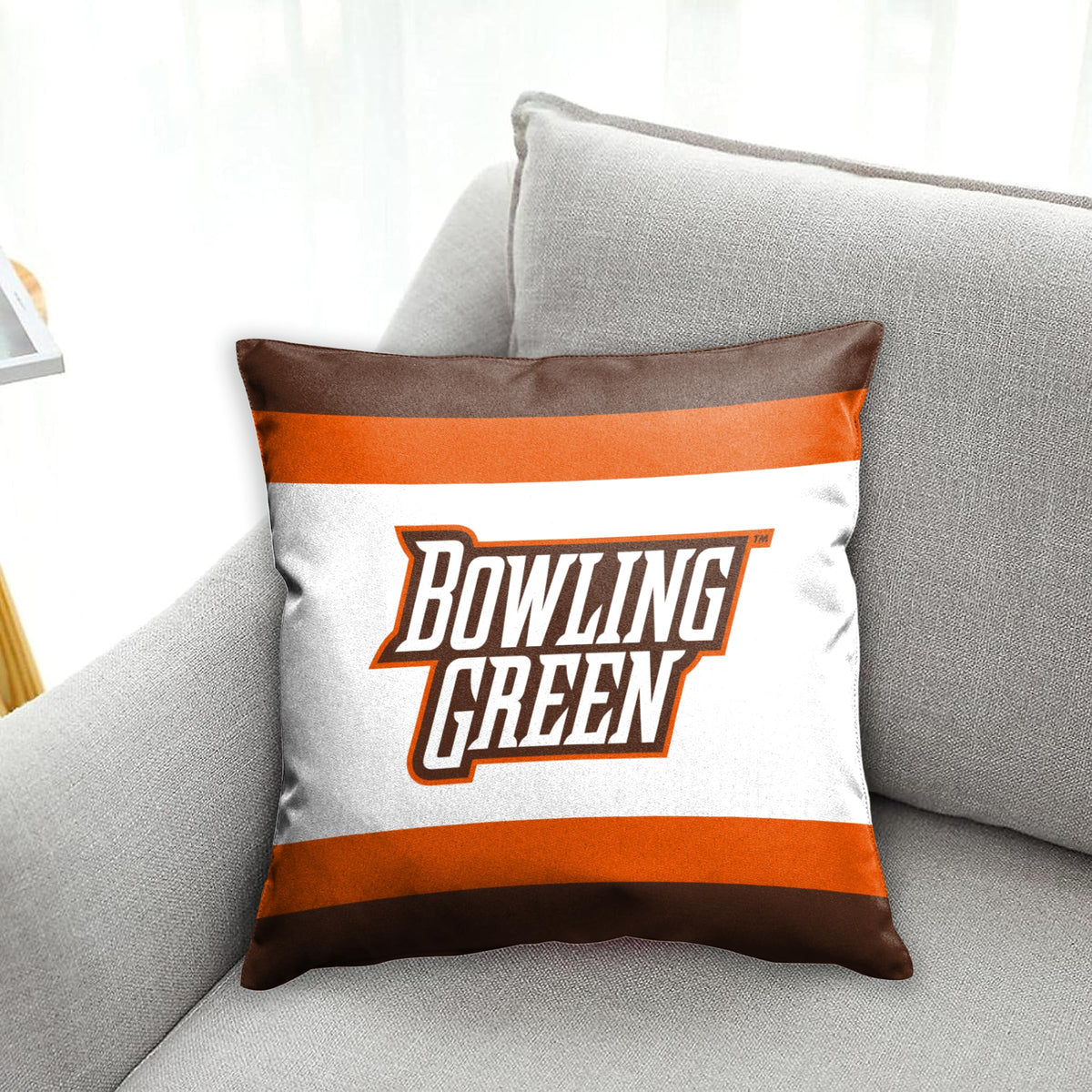 Bowling Green State University Cushion Cover 18 x 18 inch