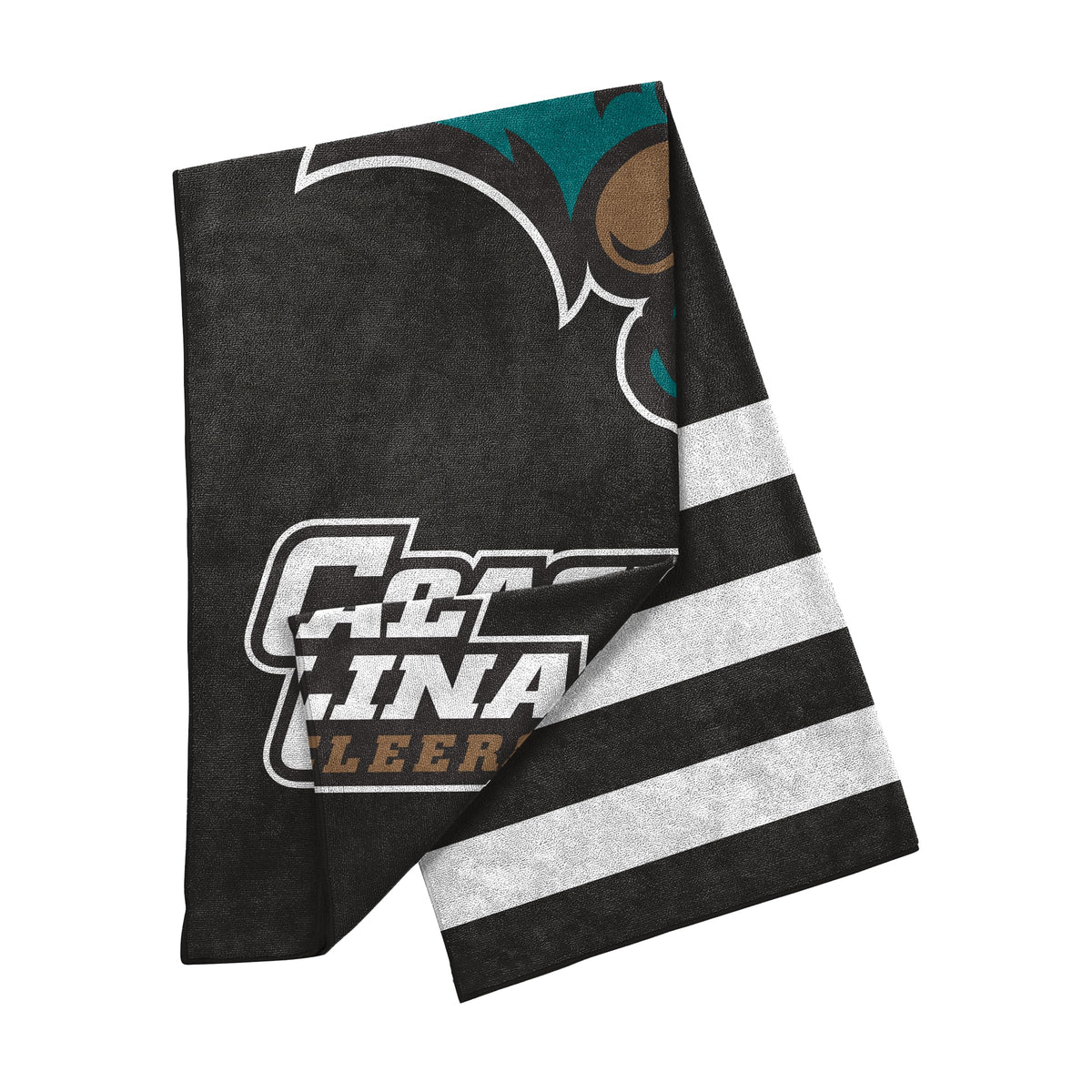 AGAS Coastal Carolina CCU University Large Beach Towel, 30" x 60" - Coastal Carolina Merch- Unisex- Microfiber Beach Poll Lounging Towel