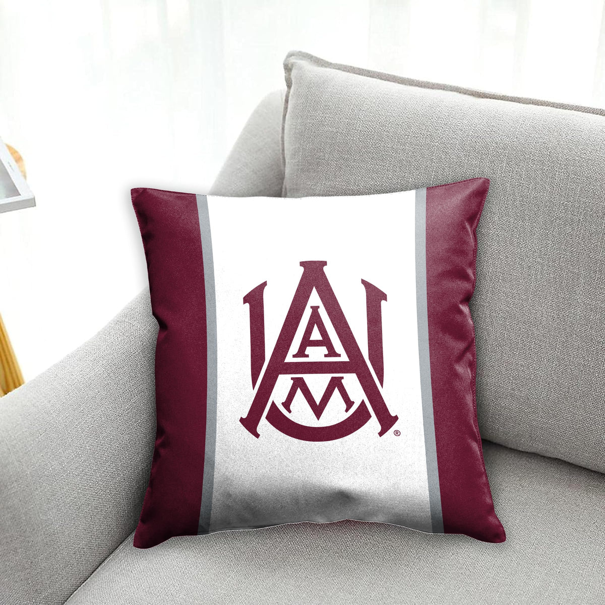 Alabama A&M University Cushion Cover 18 x 18 inch