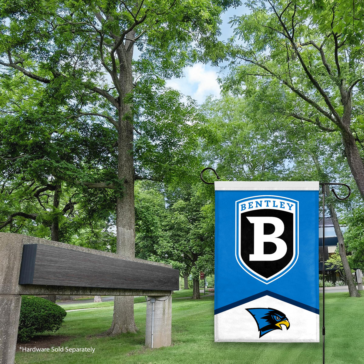 Bentley University Garden Flag 12 x 18 inch